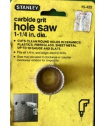 Hole Saw ..Stanley 1 1/4&#39; carbide. ceramic plastics fiberglass  sheetmet... - $13.56 CAD