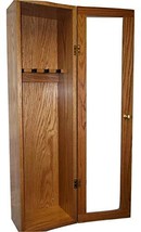 Red Oak Gun Cabinet - Holds 4 Rifles - £239.00 GBP