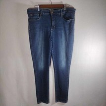 Levi Jeans Mens Size 35x32 Regular Fit Blue Mid Wash Denim Workwear Casual - £12.63 GBP