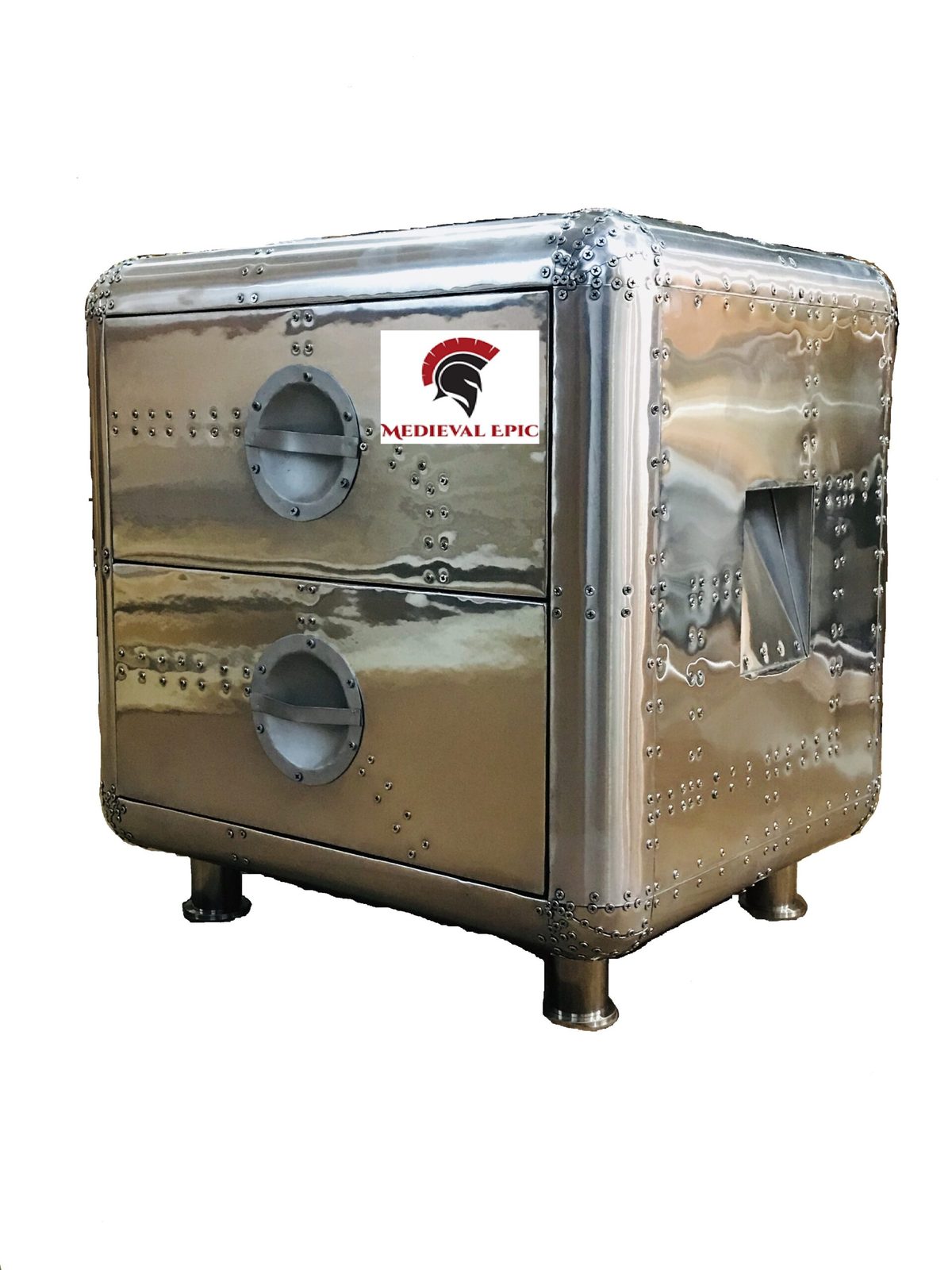 NauticalMart Aviator-Style Coffee Table,Home Decor &amp; indutrial Side Table - $690.00