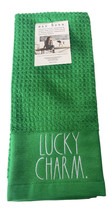 Rae Dunn St Patrick&#39;s Day Kitchen Dish Towels Set of 2 Embroidered Lucky Charm - £19.48 GBP