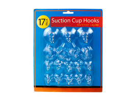 Suction Cup Hooks Set - 17 Pcs (3 Sizes) - $2.70