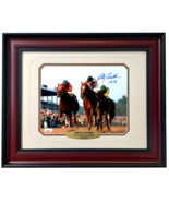 Steve Cauthen Autographed Affirmed Horse Racing 8x10 Photo Framed JSA COA - £255.16 GBP
