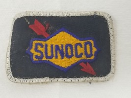 Sunoco Logo Patch 1970s Blue Yellow Red Embroidered Used - $12.30