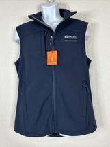 NWT Elevate Men Size S Navy Full Zip Applied Matterials Polyester Vest E... - $9.83