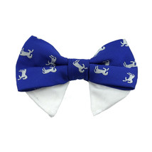 Universal Formal Wear Navy Blue Bow Tie with Hook and Loop Wraps - 2 Sizes - $190.55 MXN