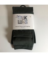 Muk Luks Womens Fleece Lined Leggings Olive Green Size Small Medium NEW - $14.70