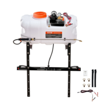 ATV Spot Sprayer, 15.9 Gal/60 L, 12V Pump, 1.9 GPM Adjustable 0-72 PSI 2... - $220.96