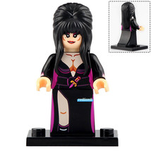 Elvira (Mistress of the Dark) Horror film Lego Compatible Minifigure Bricks Toys - £2.38 GBP