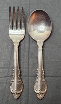 Holmes &amp; Edwards Silver Plate IS DeepSilver Deep Silver Fork &amp; Spoon Chi... - £11.59 GBP