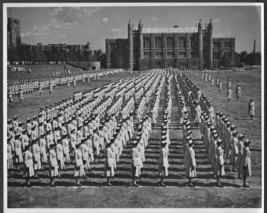 WWII US Naval Training School (WR) Bronx NY Photo #6 WAVES Stand in Formation - £15.53 GBP