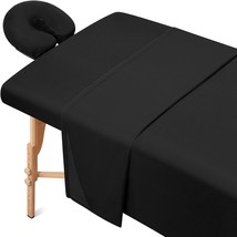 Comfyanno Massage Table Sheets Sets, 3 Pcs Brushed Microfiber Massage Be... - $702.52 MXN