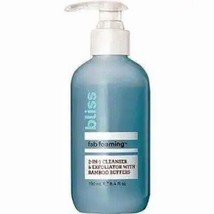 Bliss Fab Foaming Cleanser &amp; Exfoliator With Bamboo Buffers 6.4 Fl oz - $11.02