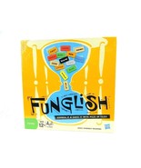 Funglish Family Board Game Express It &amp; Guess It with Piles of Tiles New... - £36.16 GBP