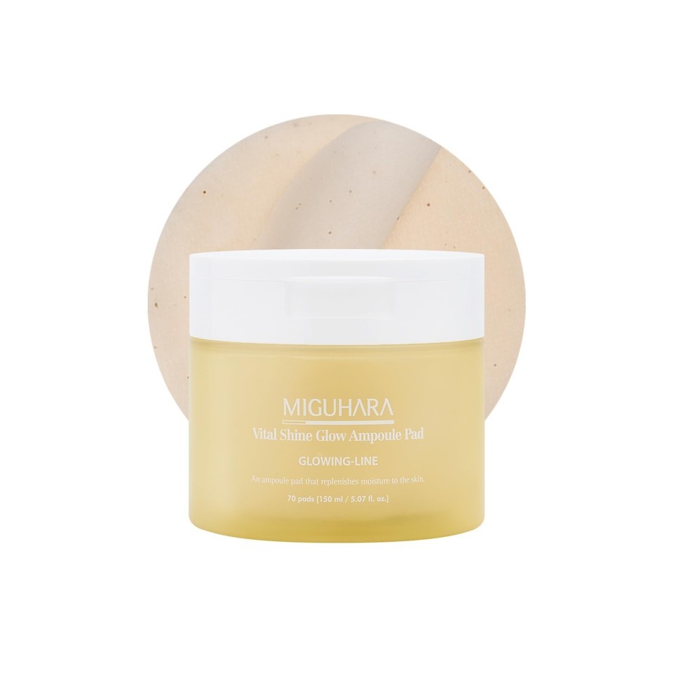 Vital Shine Glow Ampoule Pad | Toner Pad (150ml/5.07 fl.oz.) - $7.83