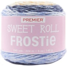 Premier Yarns Sweet Roll Frostie Yarn Indigo Breeze Pack of 1 Skein - $26.04