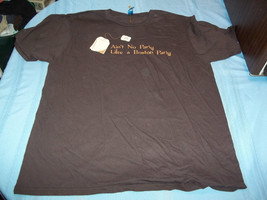 Ain&#39;t No Party Like A Boston Party Tea Bag T-Shirt Size XL - £10.05 GBP