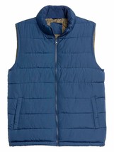 Gap Mens Night Blue Full Zip Warmest Puffer Vest Jacket Coat XL X-Large 7606-5M - $42.07