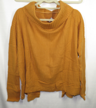 NEW, Free People Size Small Canyon Moon Cowl Neck Split Back Oversized Top, Boho - $60.00