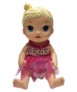 Hasbro 2016 Baby Alive Face Paint Blonde Doll Comes with 1 Dress &amp; 1 Diaper - £13.25 GBP