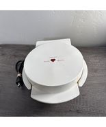 Vintage Black &amp; Decker Sweet Hearts Waffle Maker Model G12 Tested &amp; Work... - $39.64