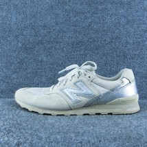 New Balance 996 Women Sneaker Shoes Gray Leather Lace Up Size 9.5 Medium - £23.35 GBP