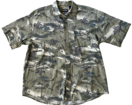 Mens Size XL Wolverine Short Sleeve Button Up Casual Hawaiian Shirt - £11.25 GBP