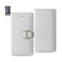 [Pack Of 2] Reiko Iphone 6 Plus Genuine Leather Rfid Wallet Case In Ivory - £31.04 GBP