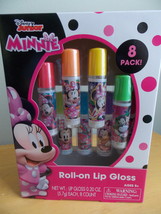 Disney Minnie Mouse 8pc. Roll on Lip Gloss  - £7.99 GBP