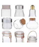 Glass Jar Various Sizes Styles New - €4,29 EUR+