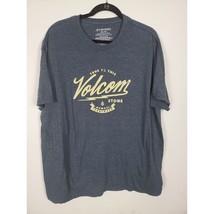 Volcom Mens T Shirt XXL Mens Blue Short Sleeve Pullover Crew Neck Casual Top - £15.16 GBP