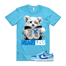 HEART T Shirt for Dunk Low Argon Blue Flash Marina Dutch UNC University VaporMax - $29.99+