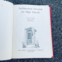 Architectural Drawing for High Schools Harvey W. Waffle Hardback 1943 Drilled - £7.60 GBP