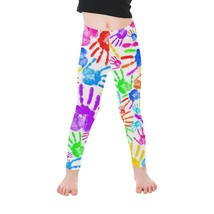 Little Girls&#39; Colorful Hands All Over Print Legging - $28.75 CAD
