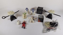 Vintage Lot 1983-1996 Star Wars Misc Toys Millennium Falcon R2D2 Princess Leah - £6.74 GBP