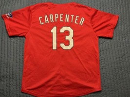 MLB St Louis Cardinals Matt Carpenter #13 Promotional Jersey Adult XL Red - £15.82 GBP