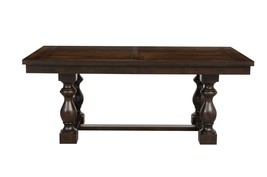 Rustic Oak Dining Table w/ Extension Leaf - $1,020.99