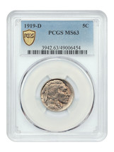 1919-D 5C Pcgs MS63 - £1,401.58 GBP