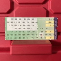 Ringling Bros Barnum And Bailey Circus Reunion Arena Ticket Stub Vintage... - £10.43 GBP