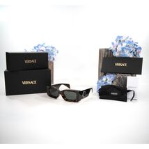 Versace VE4474U Havana Tortoise Medusa Logo Sunglasses NWT Case - $409.46 CAD