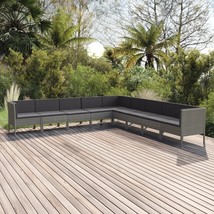  Garden Lounge Set Grey, Anthracite - $1,362.22 CAD