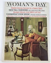 Vintage Woman&#39;s Day Magazine October 1965 Dictionary French Furniture Fashion - £26.13 GBP