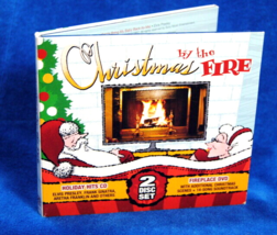 2 Disc CD / DVD Combo Christmas By The Fire: Holiday Hits CD / Fireplace... - £7.45 GBP