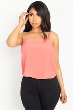 Women&#39;s Coral Scallop Opening Cami Top (S) - £7.80 GBP