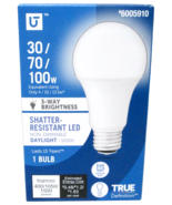 Utilitech 3-Way LED A19 Light Bulb, 4/10/13.5 Watts - 40W 70W 100W Equiv... - $14.24