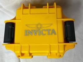 Invicta Yellow Watch Collector Box Locking Sides - £26.63 GBP