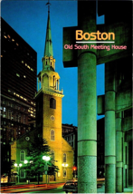 Postcard Massachusetts Boston Old South Meeting House Freedom Trail  6 x 4 &quot; - £4.64 GBP