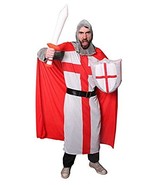 Medieval Classic Theater Dress Only White Tunic Cloak Red Best Style Ree... - $79.00