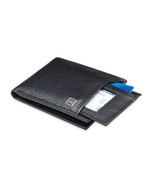 Removable ID Billfold  Wallet - Pebble Cowhide Leather - $37.00