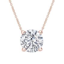 1 Carat - 3 Carat Moissanite Diamond Solitaire Pendant Necklace for Women in 18K - £54.04 GBP+